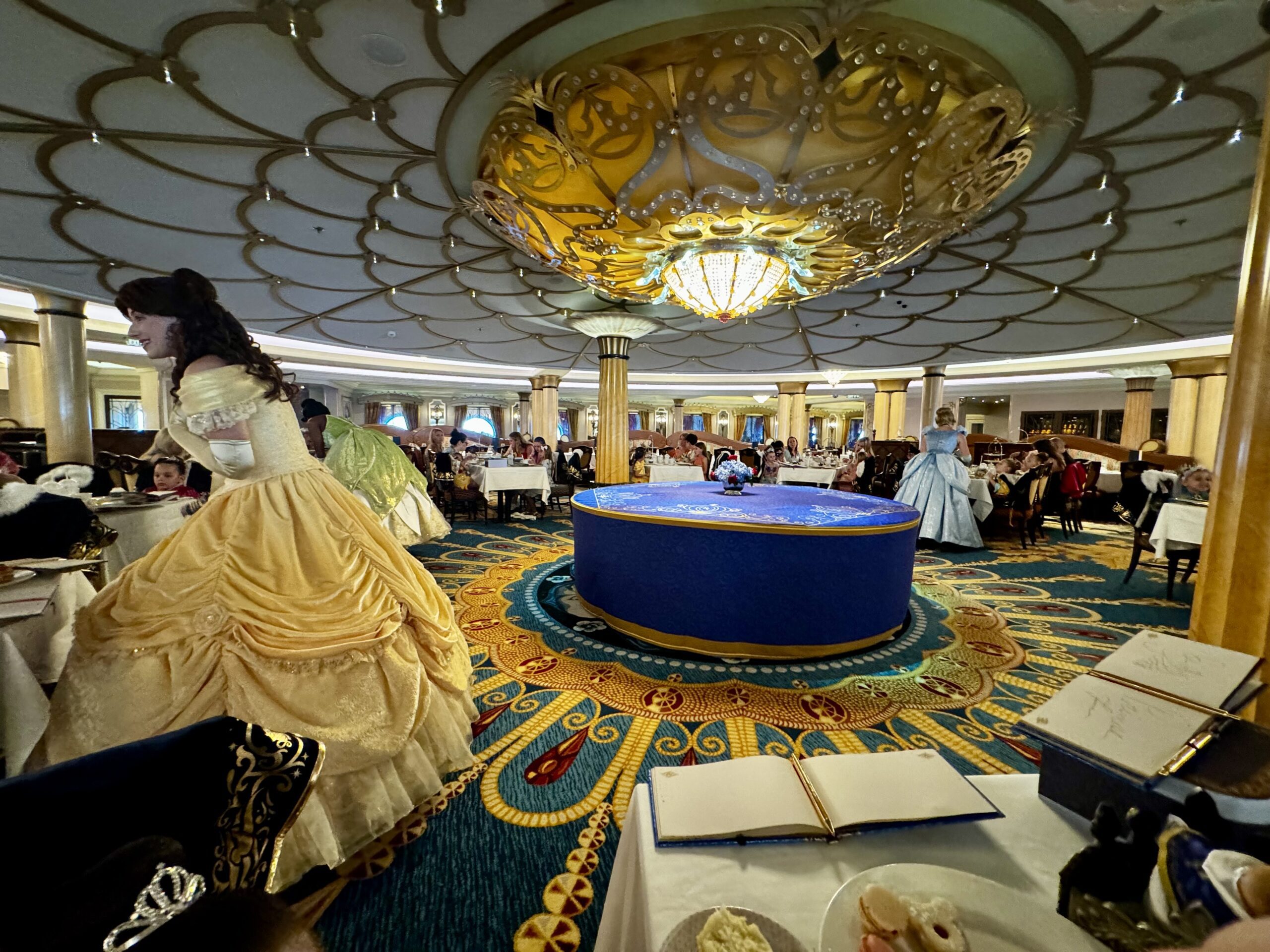 Royal Court Royal Tea on Disney Cruise
