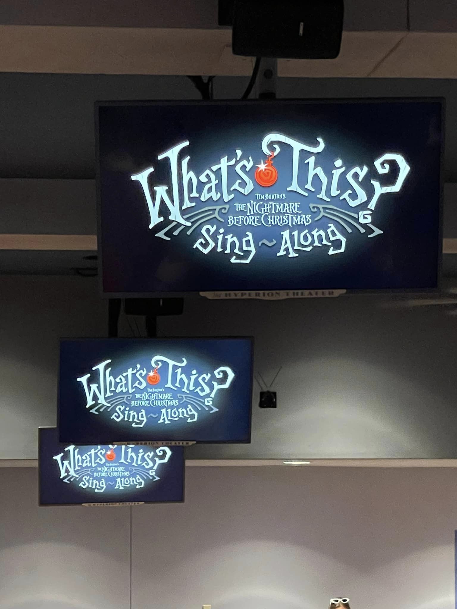 Disney Jollywood Nights Tim Burton’s THE NIGHTMARE BEFORE CHRISTMAS Sing-Along