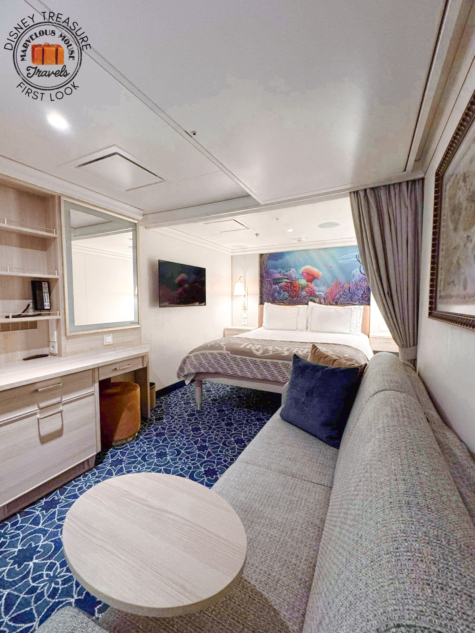 Interior Disney Treasure Staterooms & Suites