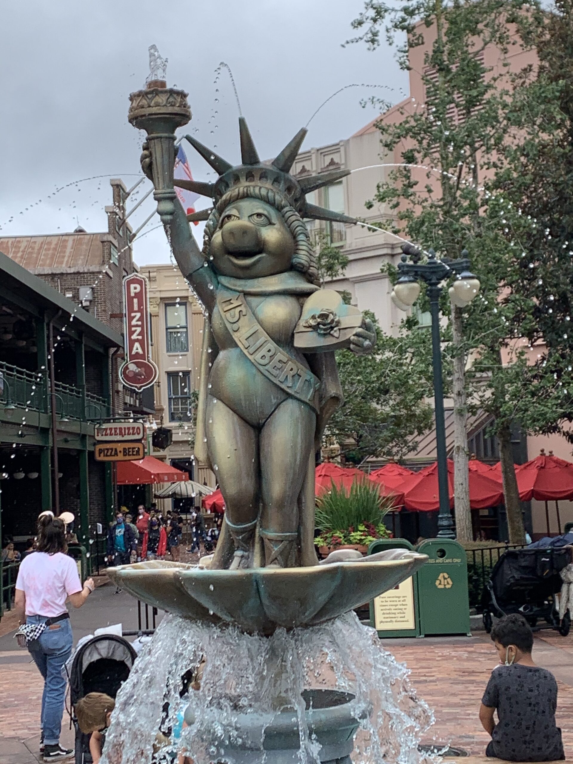 Changes for The Muppets at Disney’s Hollywood Studios. Miss Piggy Fountain