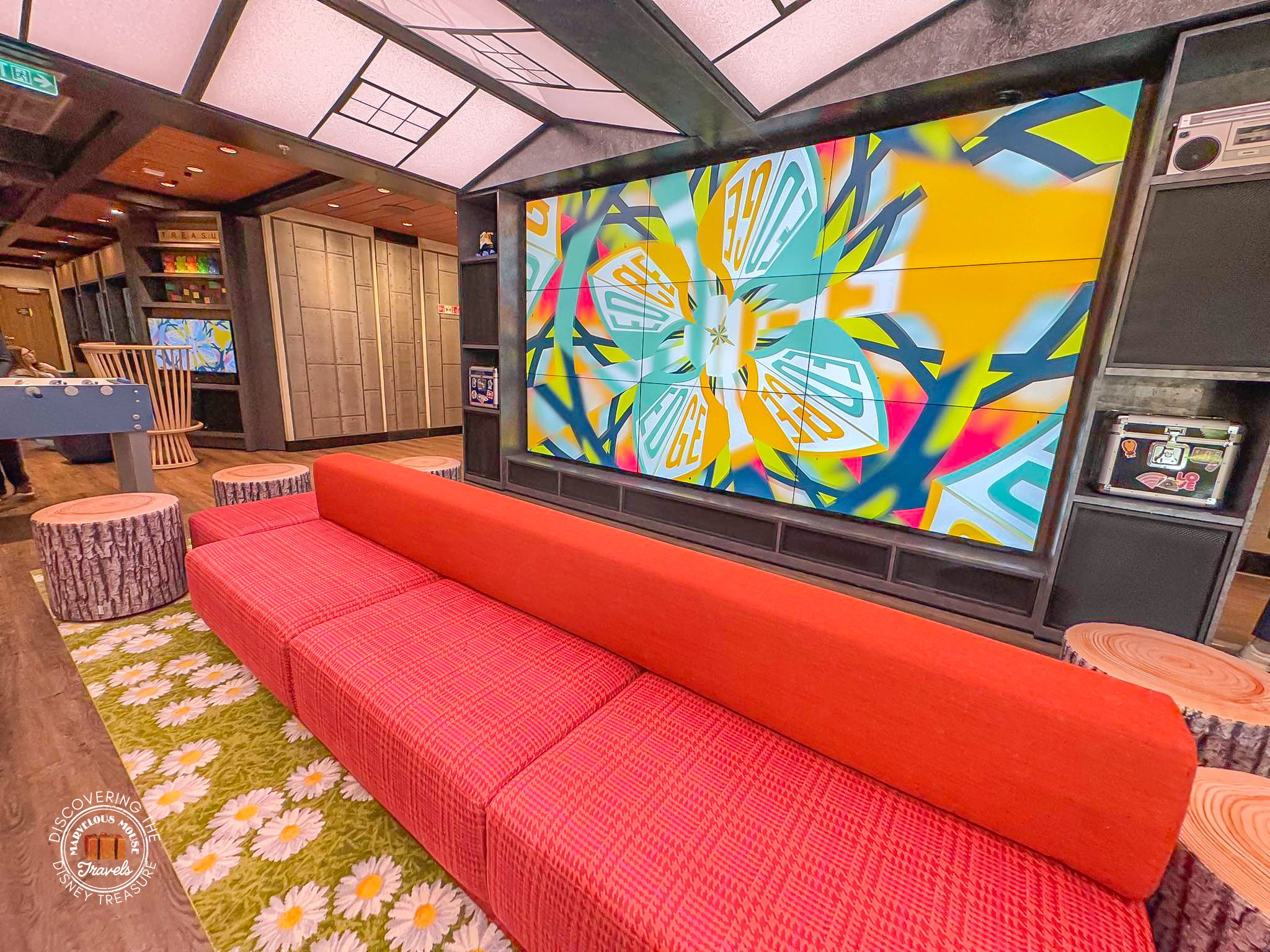 Edge Teen Club on the Disney Treasure