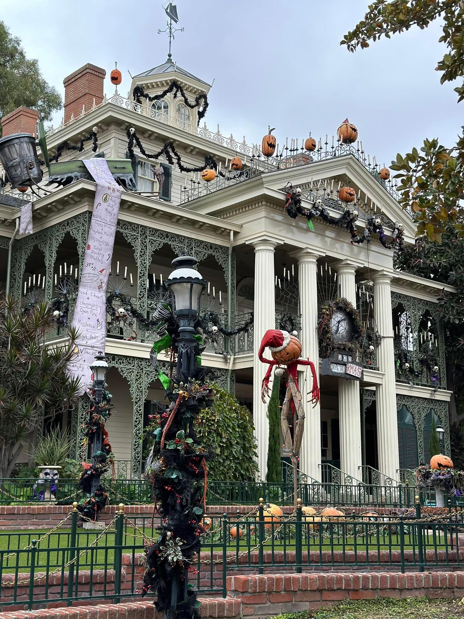 Latest Update at the Haunted Mansion at Disneyland