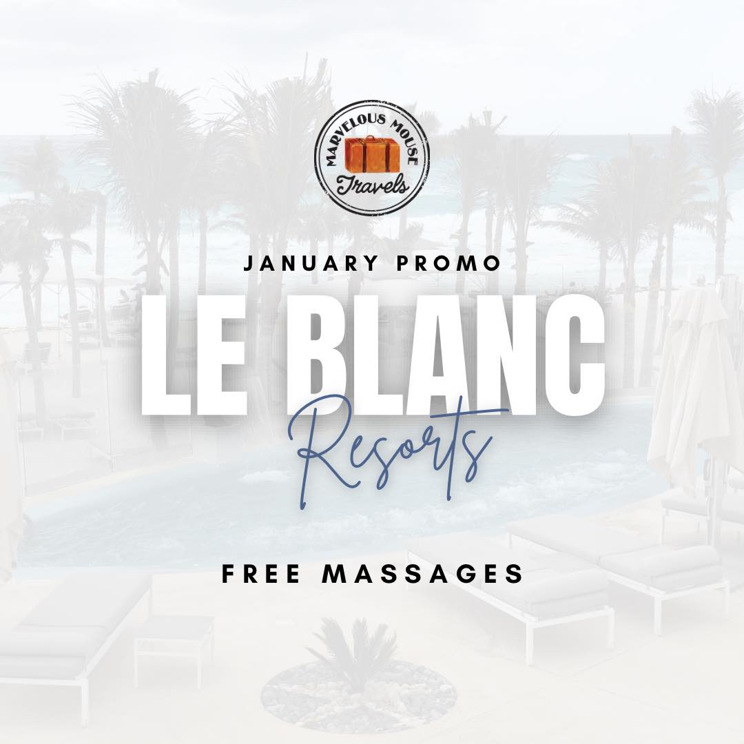 LeBlanc Spa Resorts January Promotion Free Massages