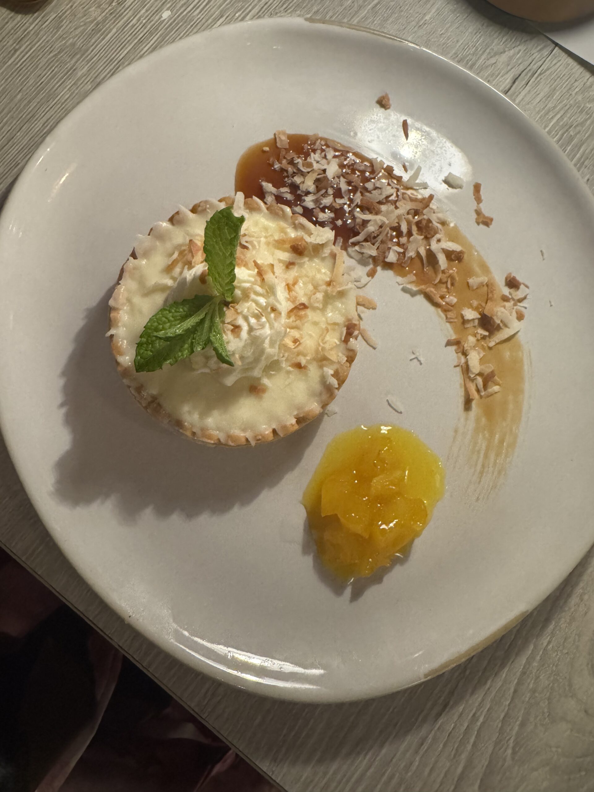 Sandals Coconut dessert