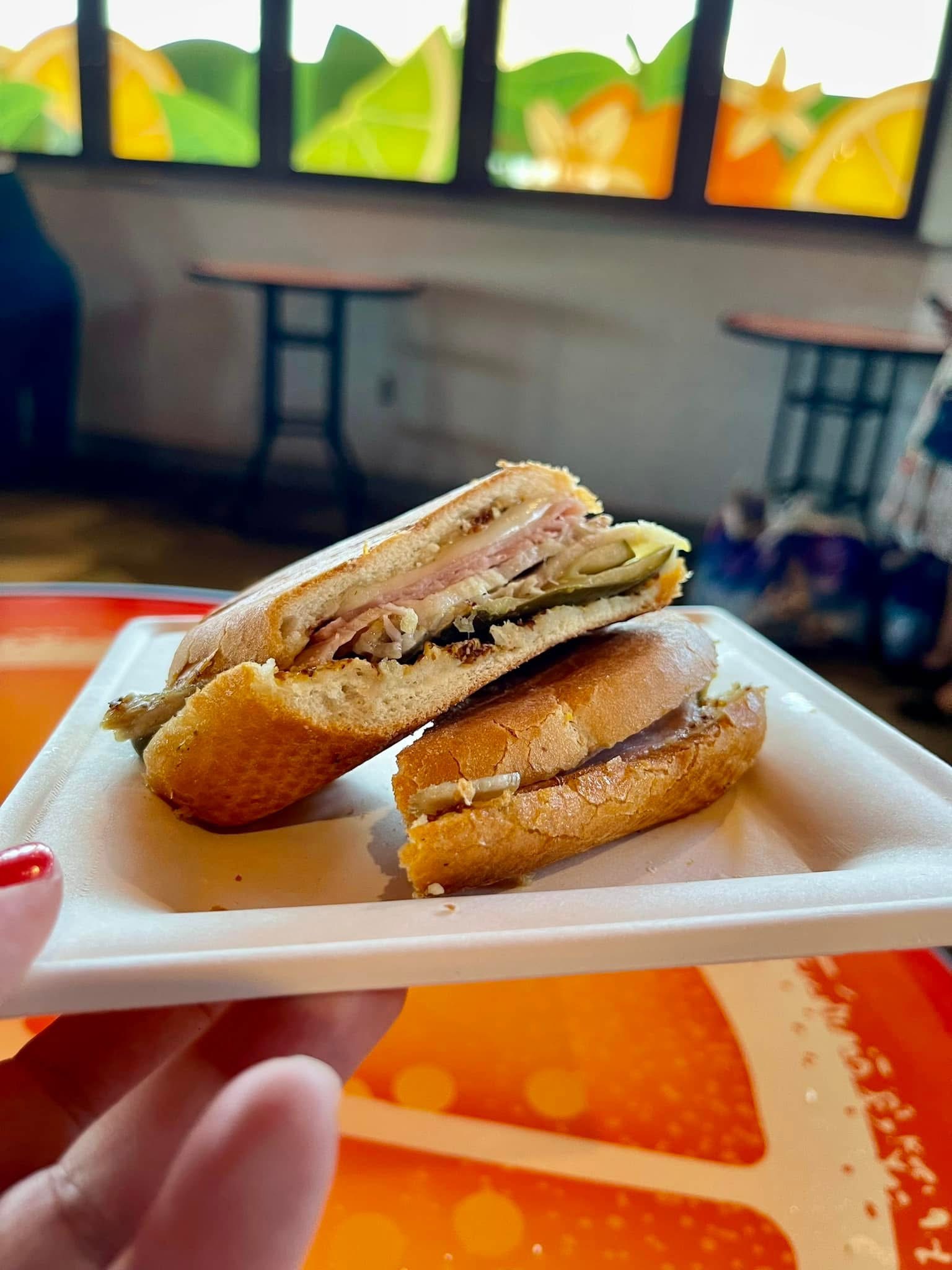 EPCOT Flower & Garden Season Cubanito sandwich