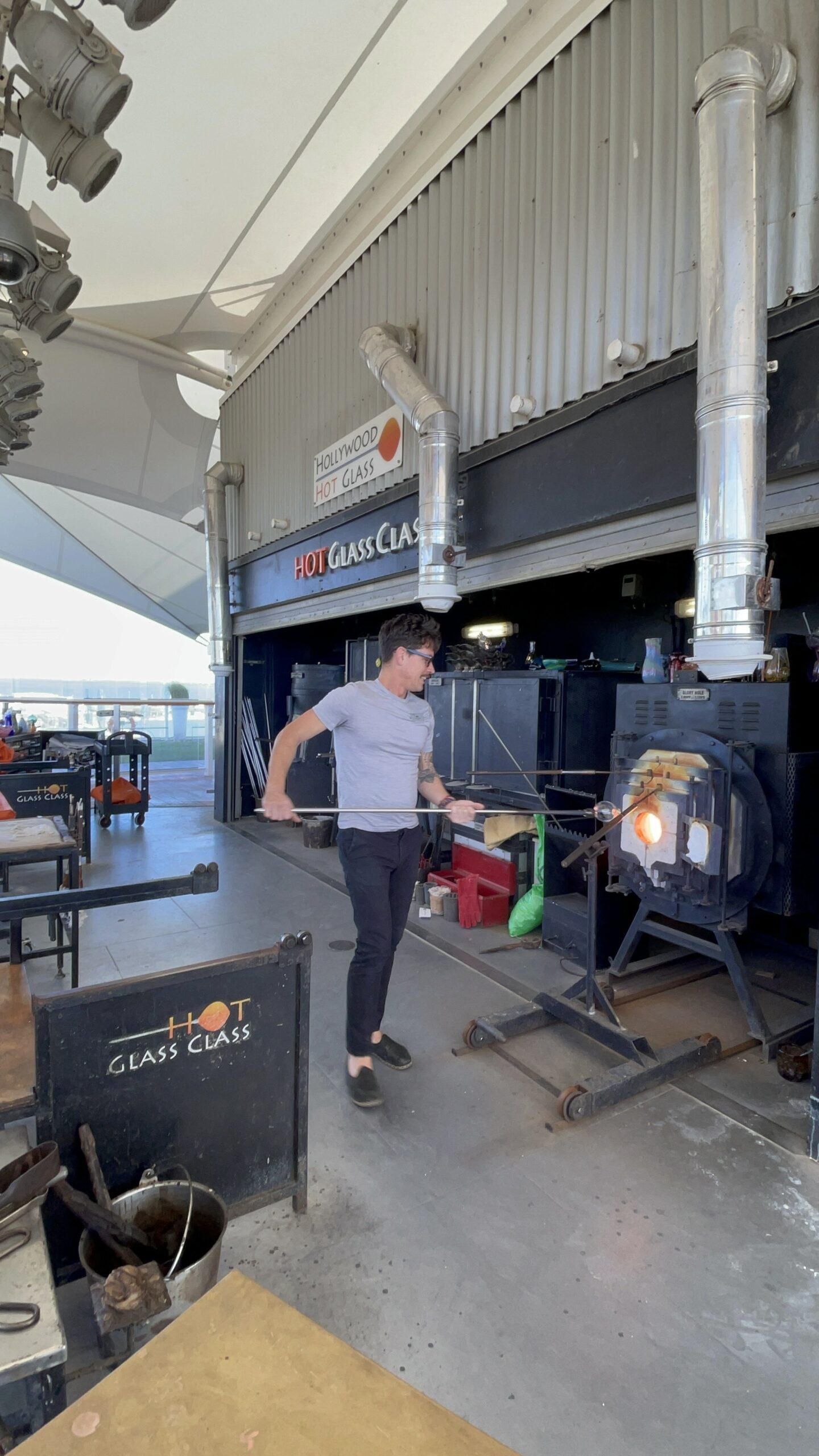 Port Canaveral Welcomes Celebrity Cruises! Glass Blowing