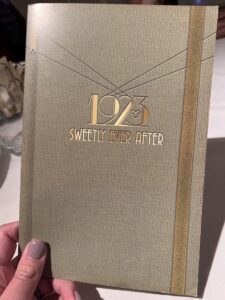 Disney Destiny Dining Menus