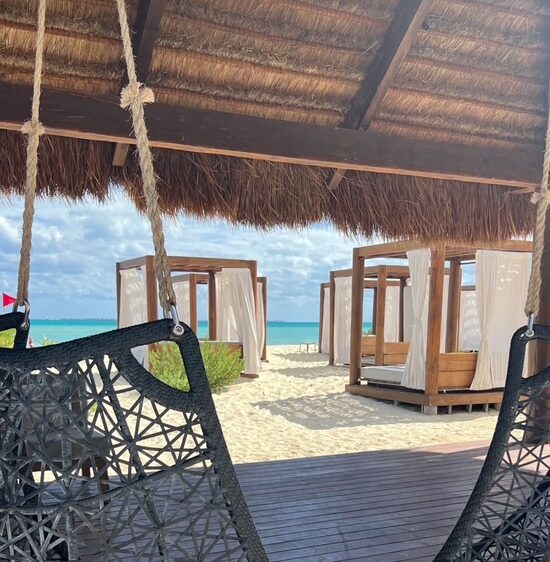 Preferred Club Level at Secrets Playa Blanca Bali Beds