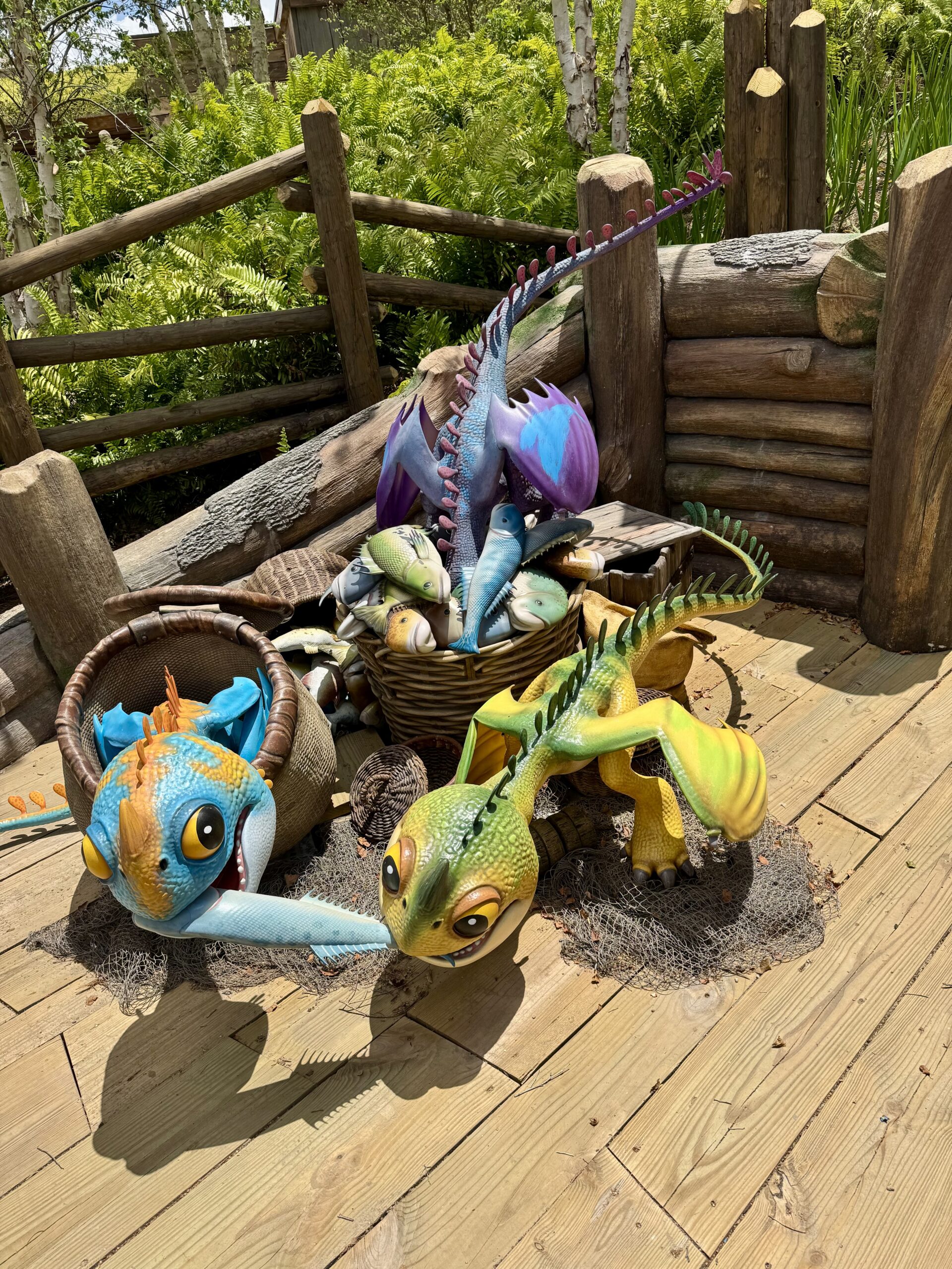 Isle of Berk at Epic Universe Baby dragons