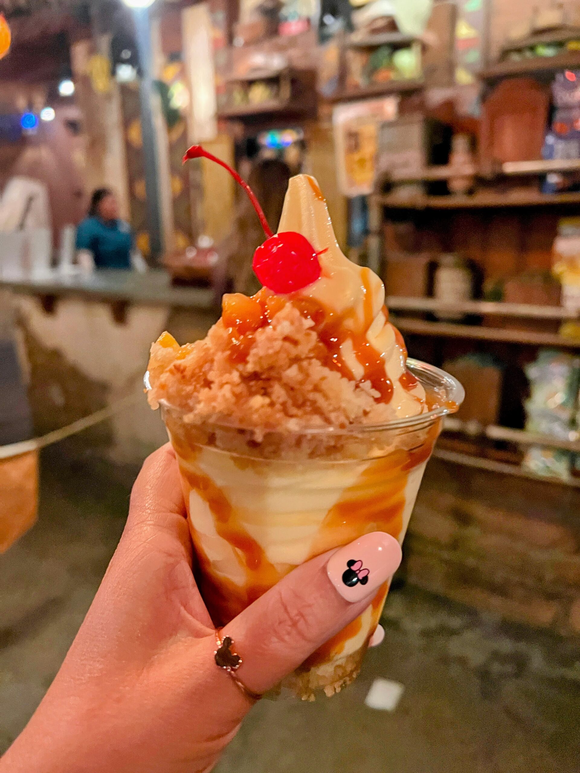 Pineapple Upside Down Cake Sundae