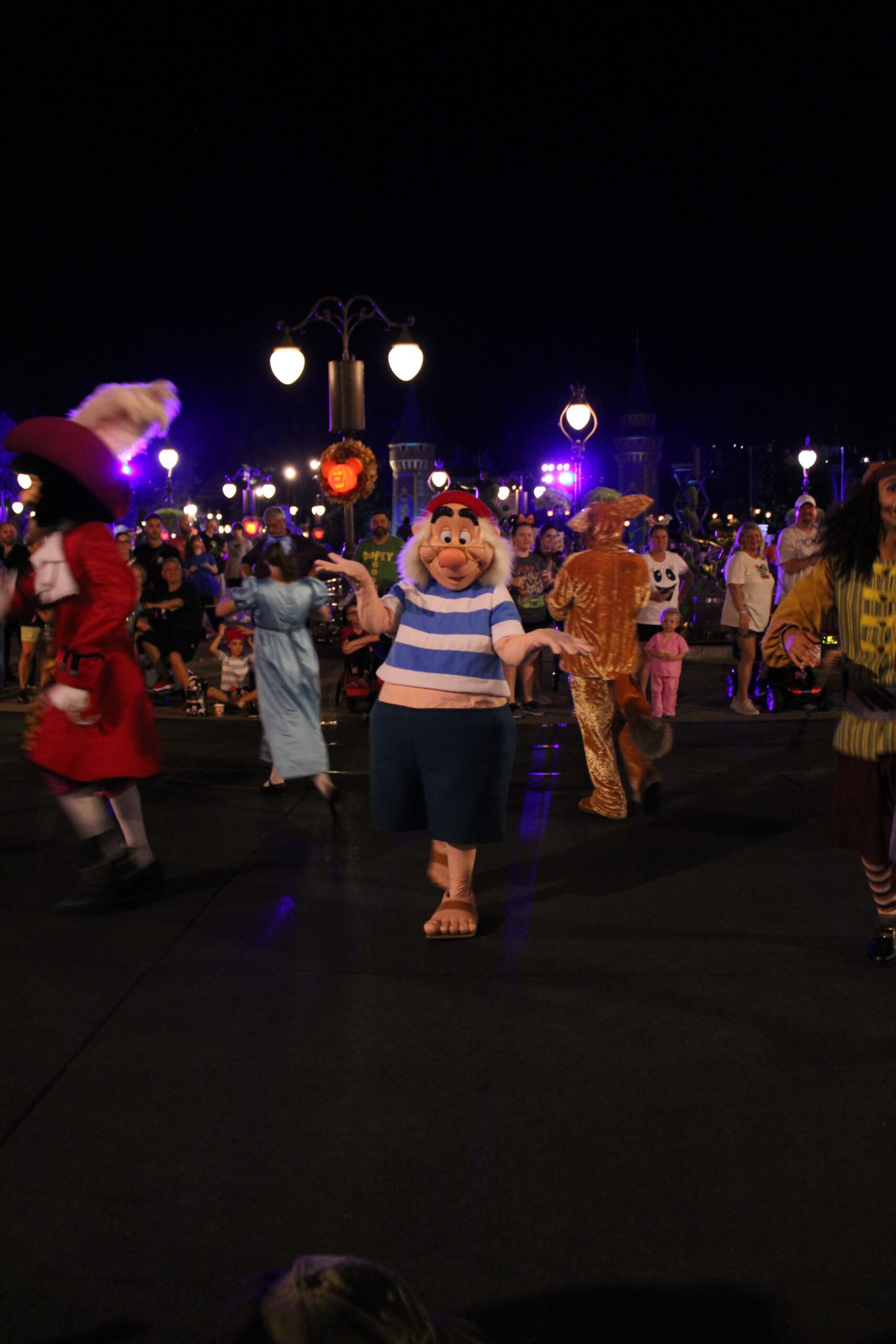 Characters at Mickey’s Not So Scary Halloween Party