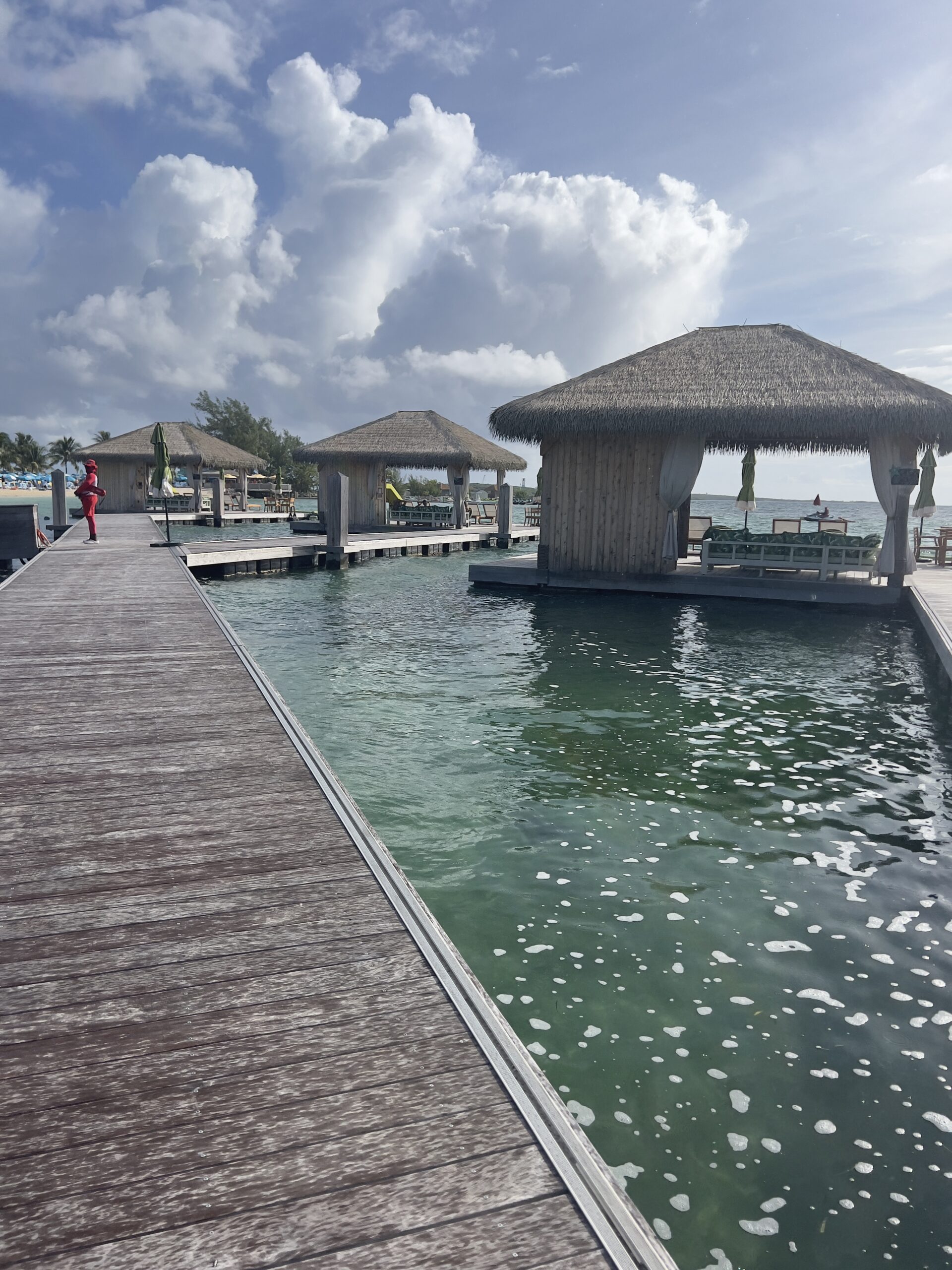 The Overwater Cabanas at Perfect Day at CocoCay