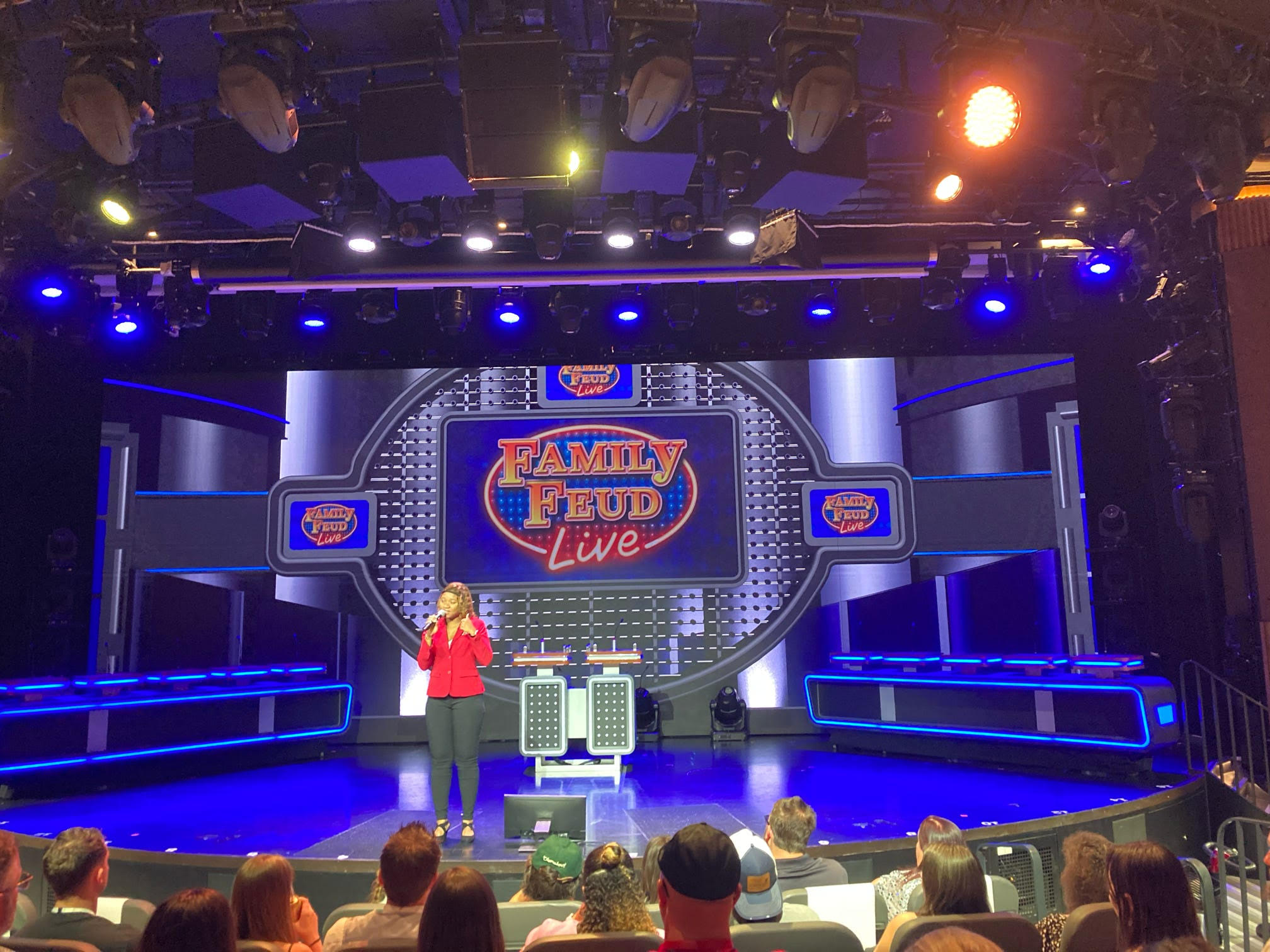 Entertainment Options Onboard Carnival Celebration. grand spectrum theater game show