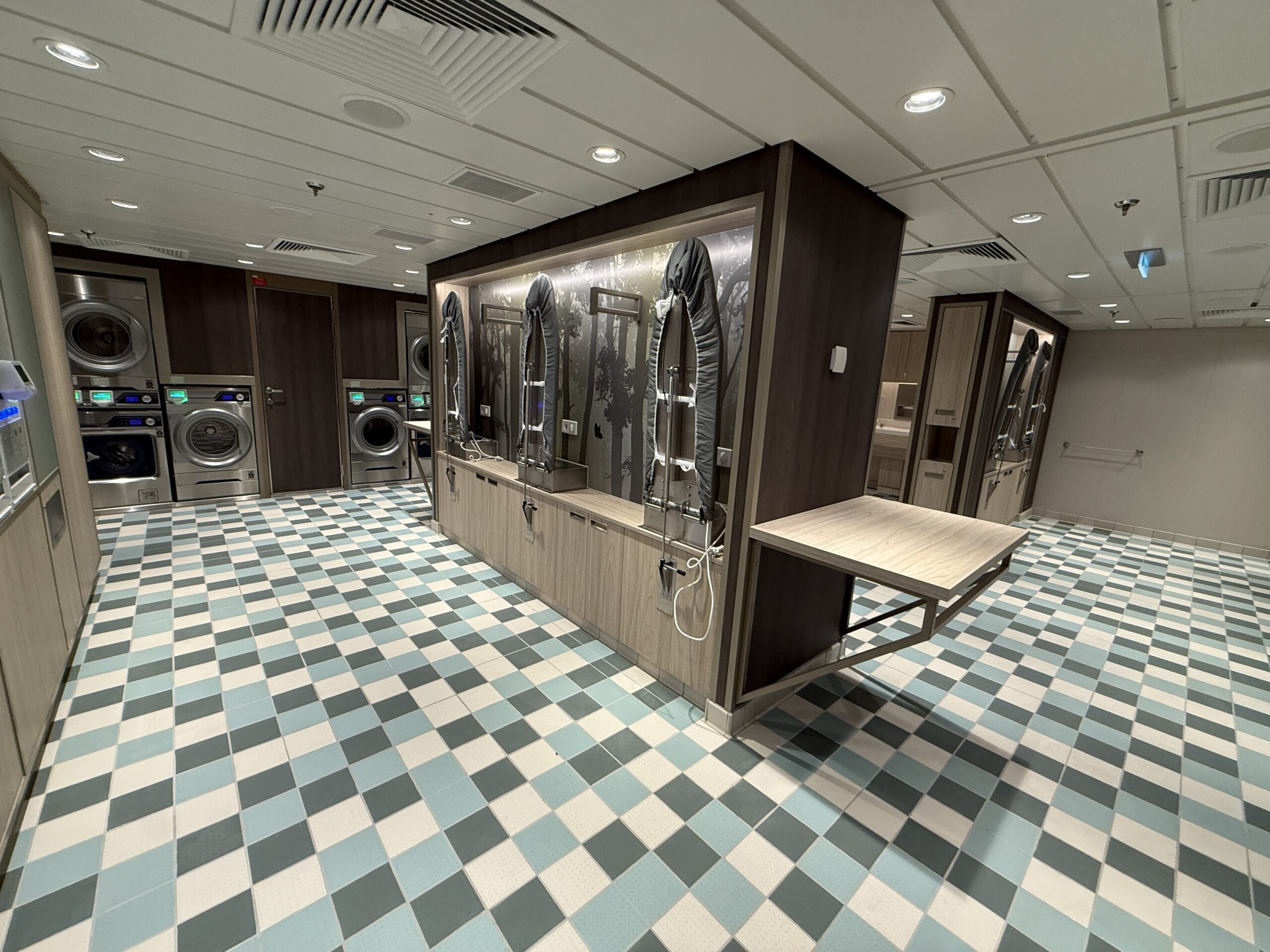The Laundry Room Aboard the Disney Destiny
