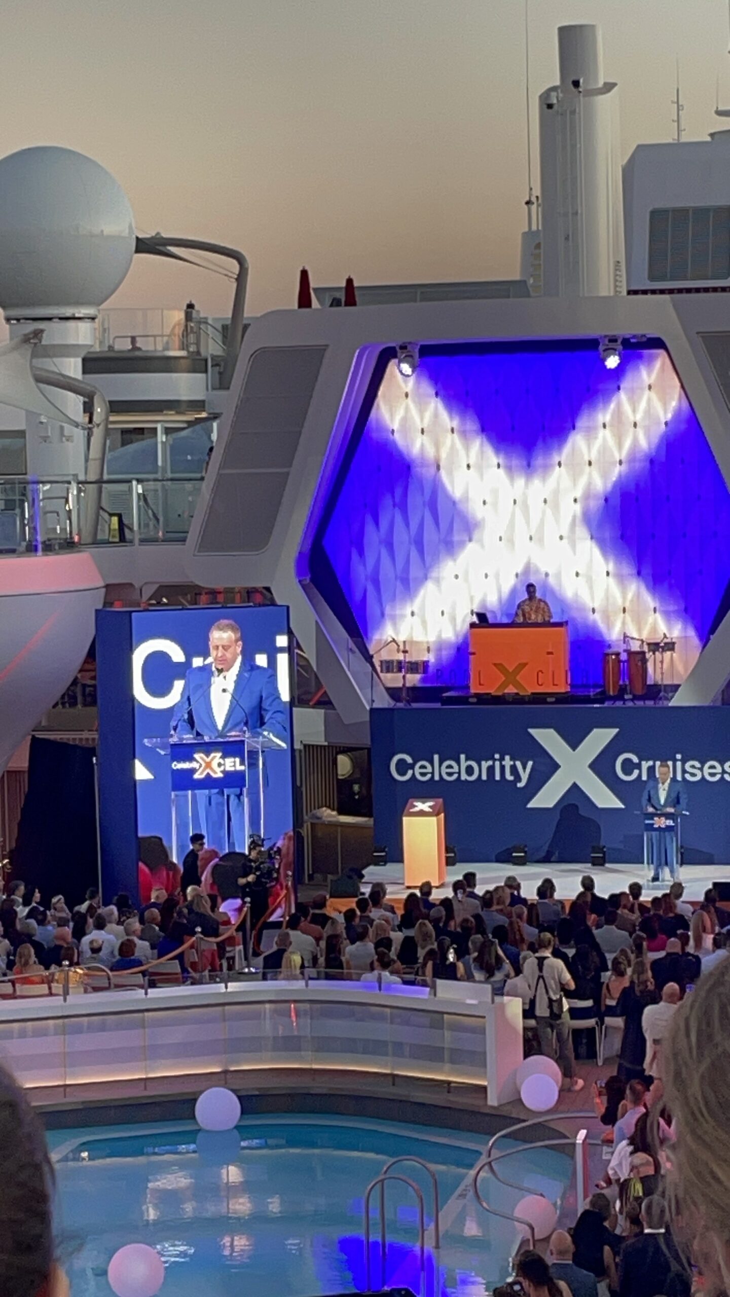 Celebrity Xcel Naming Ceremony and Christening Event