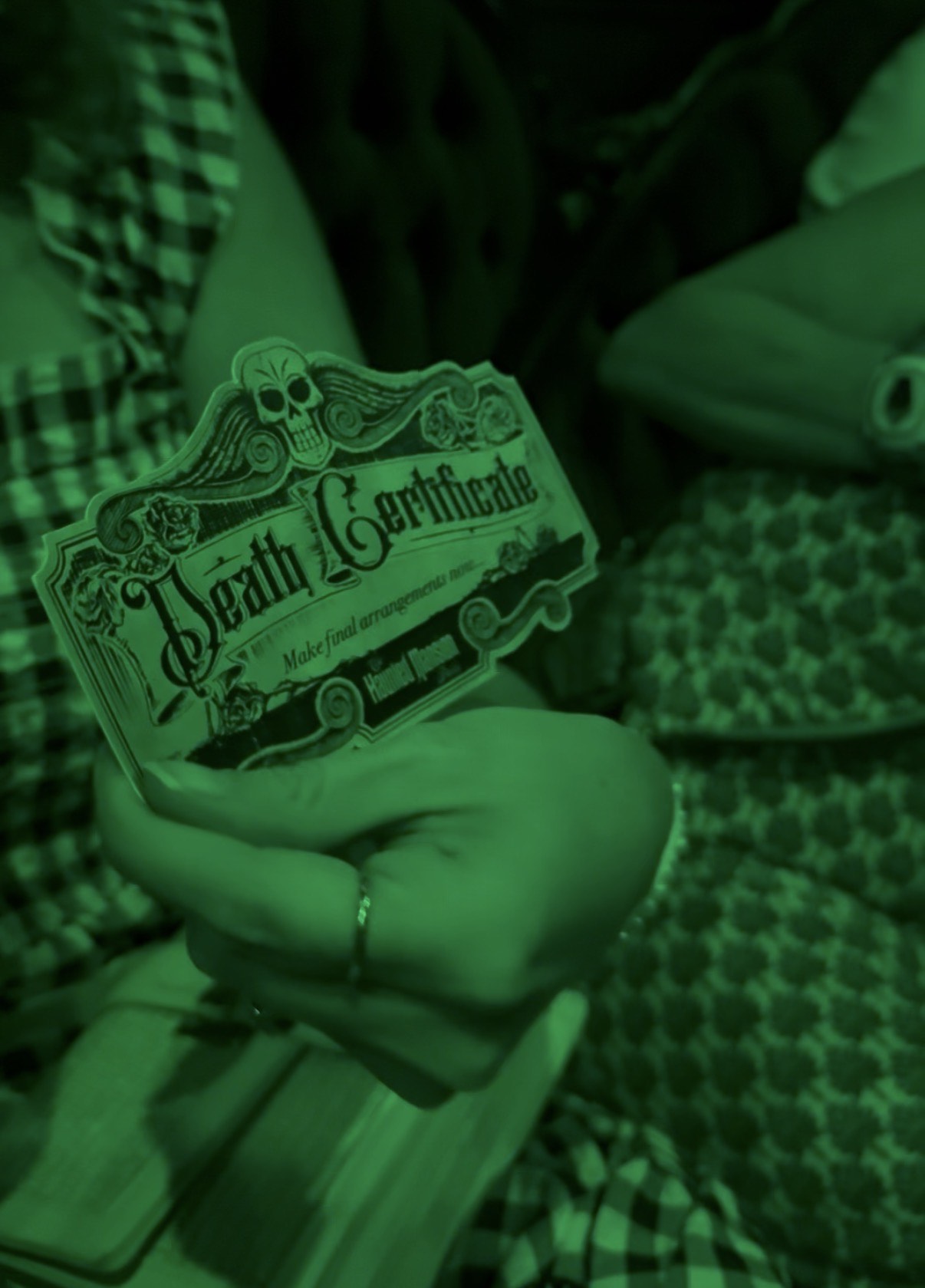 The Haunted Mansion Parlor Aboard the Disney Destiny