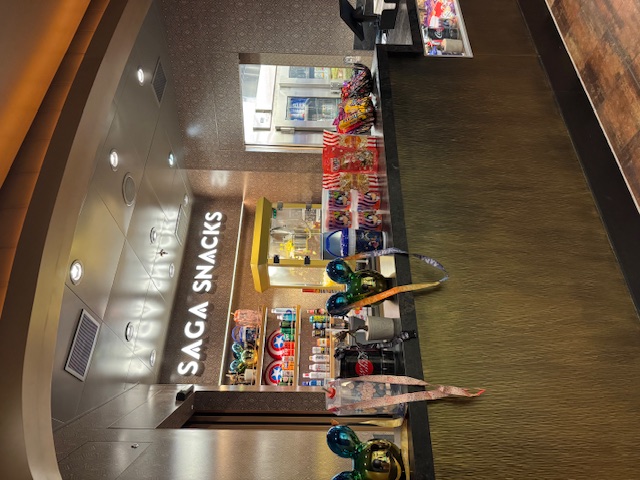 Discover Never Land Cinema & Wonderland Cinema on the Disney Destiny Popcorn Stand