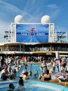 First Time Cruising with Carnival Deck Party