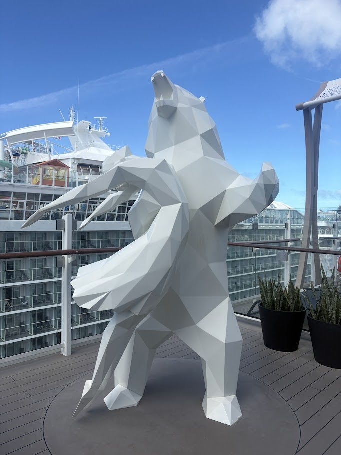 “Bear and Ballerina” Where Art Meets the Ocean: Inside Celebrity Ascent